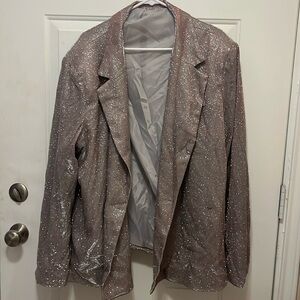 Pink  sparkle blazer